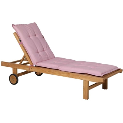 Madison Cuscino per Prendisole Panama 200x65 cm Rosa Pastello - Rosa