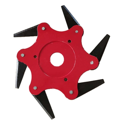 Augienb - 6 lame in acciaio Razor 65Mn Rasaerba Mangiatore di erba Trimmer Testa Spazzola Utensili da taglio