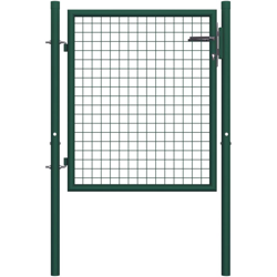 Cancello per Recinzione in Acciaio 100x75 cm Verde características