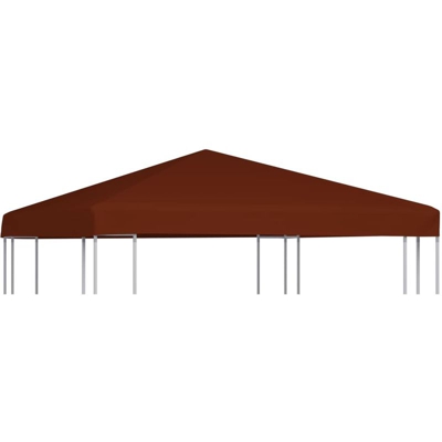 Copertura Superiore Gazebo 310g/m2 3x3 m Terracotta