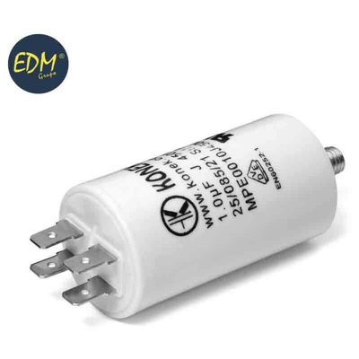 EDM - Condensatore Mka 15 uf 5% 450v 40x70 con pin m8 e doppio faston