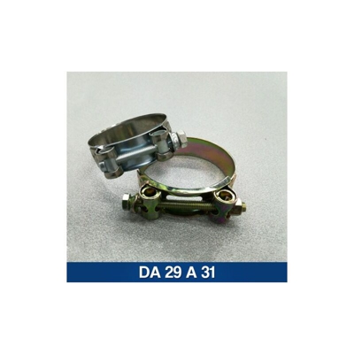 Marca - FASCETTA COLLARE STRINGITUBO A MORSETTO PESANTE ALTA RESIST A BANDA LARGA 15653V DA 29 A 31 (13923)