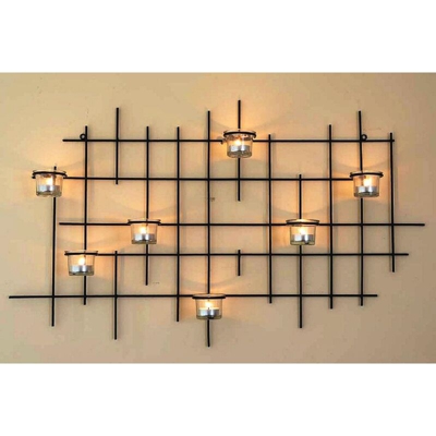 Dandibo - Porta luci da Tee a Parete 7XXL Porta Candele a Parete 83cm Porta luci da Tee Porta Candele e Supporto