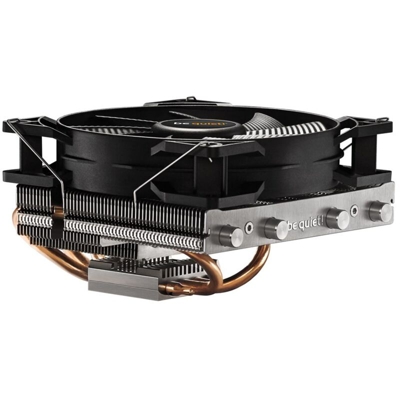 be quiet! Shadow Rock LP Processore Refrigeratore 12 cm Nero, Rame, Argento