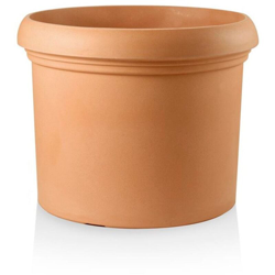 Vaso tondo Classic Vicenza per fiori e piante da giardino. -DIAM 45 x H 34 cm / Antracite en oferta