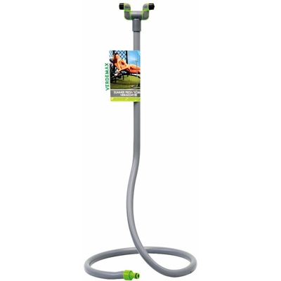 Verdemax - Nebulizzatore Summer Fresh 'Kobra' - rinfrescante portatile con tubo rigido e due testine regolabili