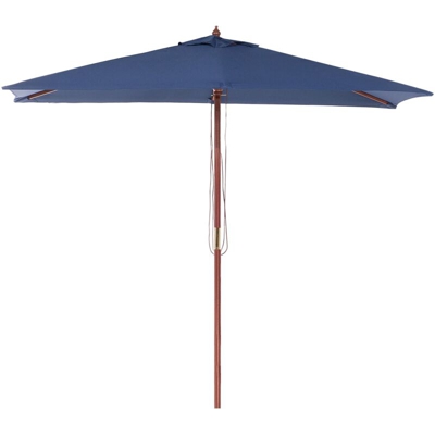 Ombrellone da giardino blu scuro 144 x 195 cm FLAMENCO
