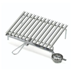 Griglia con recupero grassi Ompagrill acciaio inox -35x40 cm - - características