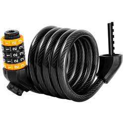 WEST BIKING Lucchetto per bicicletta Lucchetto per cavo per bicicletta Lucchetto per ruota per bici Antifurto Ciclismo con serratura codificata características