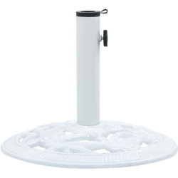 Base Ombrellone 9 kg 40 cm in Ghisa Bianca - Bianco - Vidaxl en oferta