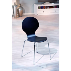 Sedia Impilabile Nero Laccato precio