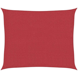 Vela Parasole 160 g/m² Rossa 2,5x3 m in HDPE - Rosso - Vidaxl características