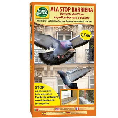 Lgvshopping - Ala Stop Barriera 1.5mt per Allontanare Piccioni e Volatili da Finestre Balconi