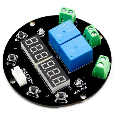 Uscite display CC 12V umidita temperatura Unita di regolazione Igrometro termometro digitale di controllo Consiglio 1M doppio sensore rele