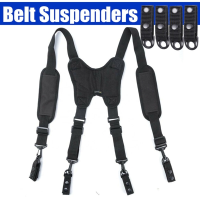 4 spallacci imbottiti con fibbie per cinture portautensili per accessorio tasca portautensili