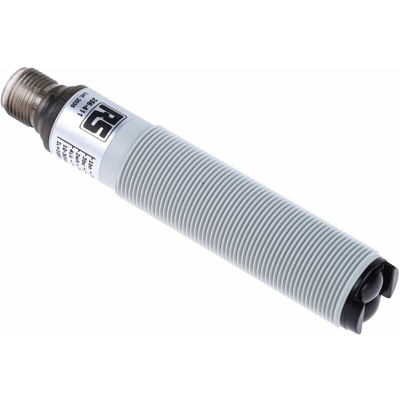 Sensore fotoelettrico Cilindrico RS PRO, a retroriflessione, rilevamento 4 m, uscita NPN/PNP