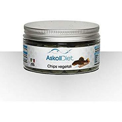 Diet Chips Vegetali 100ml/50gr - Alimento a base vegetale a rapido affondamento per pesci da fondo - Askoll