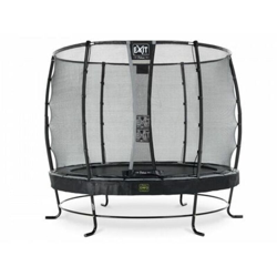 Exit - SOLO TRAMPOLINO Tappeto elastico da giardino rotondo 251cm con rete di sicurezza Deluxe - nero. Con telaio molto stabile. Un trampolino características