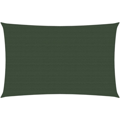 Vela Parasole 160 g/m2 Verde Scuro 2x4,5 m in HDPE - Verde - Youthup