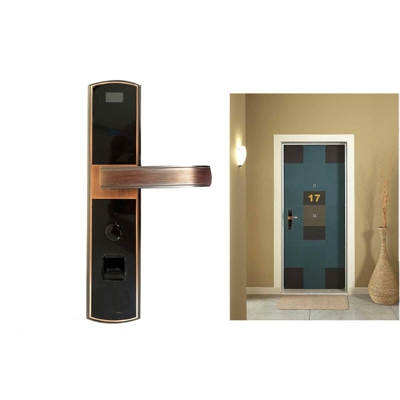 Serratura Biometrica Elettrica Impronta Digitale Intelligente Display LCD Hotel