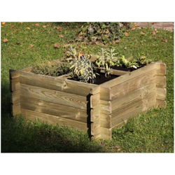 Ortolegno orto pensile da appoggio cm.100x100x42h - Salone características