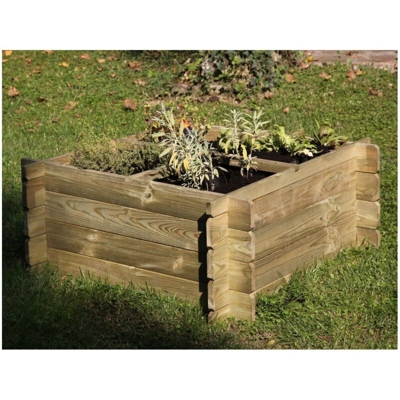 Ortolegno orto pensile da appoggio cm.100x100x42h - Salone