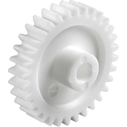 Poliacetale Ingranaggio dentato cilindrico Tipo di modulo: 0.5 Ø foro: 6 mm Numero di denti: 60 - Reely en oferta