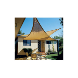 Tenda A Vela Ombreggiante Triangolare Ecru' Parasole 3,6X3,6X3.6 Metri Ombra Veranda Giardino Rinforzata mt 3,6x3,6x3,6 TRIANGOLARE ECRU' características