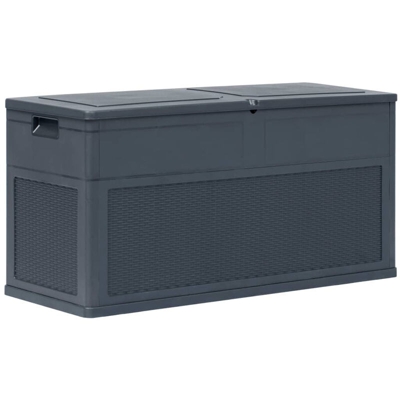 Asupermall - Baule da Giardino 320 L Antracite