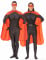 Kit supereroe rosso adulto en oferta