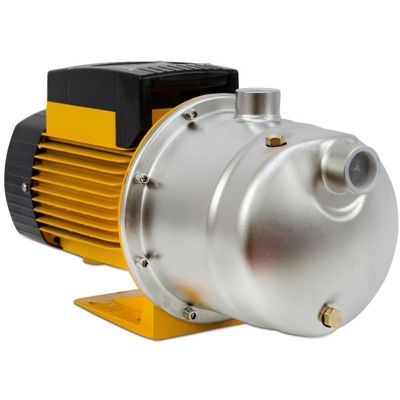 AgoraDirect - Pompa da Giardino 900W, 4.44m3/h, Acciaio Inossidabile, Profondità Massima 50m, 1”, Cavo Elettrico 85cm, 2850RPM, IPX4, Pompa