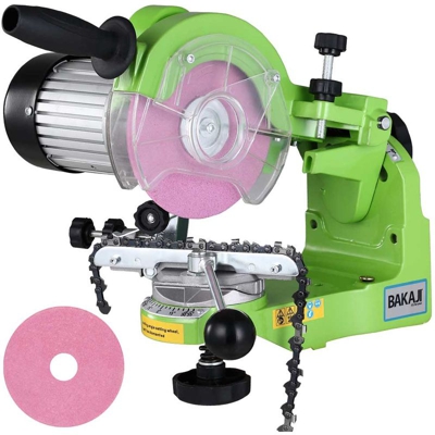 Affilacatene Elettrico Catena Motosega Affila Catena da banco 230W 2 Dischi 145