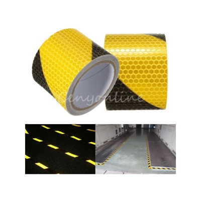 40 Metri Nastro Adesivo Catarifrangente Auto Camion Giallo Alta Visibilità