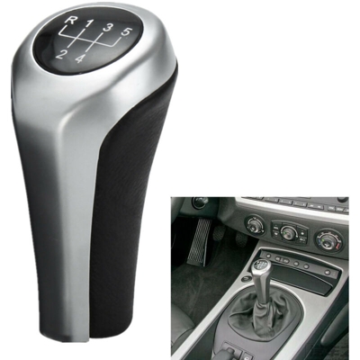 Drillpro - Manopola del cambio manuale con leva a 5 marce a 5 velocità per BMW E30 E32 E36 E46 E39 E34 Z3