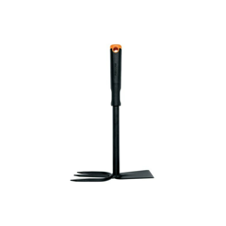 Fiskars 1027030 Zappetta a Due Punte, Lunghezza 30,5 cm, Testa in Acciaio Inox Impugnature in Plastica, Nero/Arancione, Ergo características