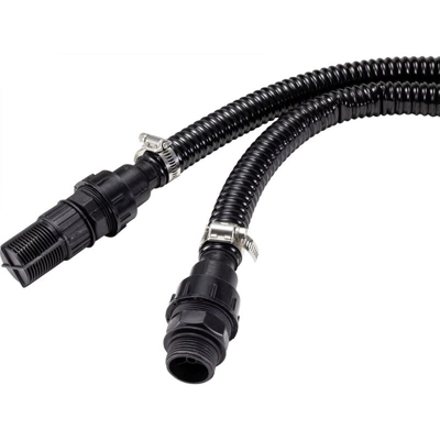 2299811 25 mm 1 pollici 4 m Tubo di aspirazione Set di tubi di aspirazione Nero - Toolcraft