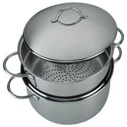 Vaporiera inox 18 10 cm 24 - Barazzoni en oferta