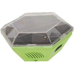 Solar 360° Disturbatore per uccelli Principio di funzionamento Multifrequenza, Luce LED Campo di azione 150 m² - Gardigo características