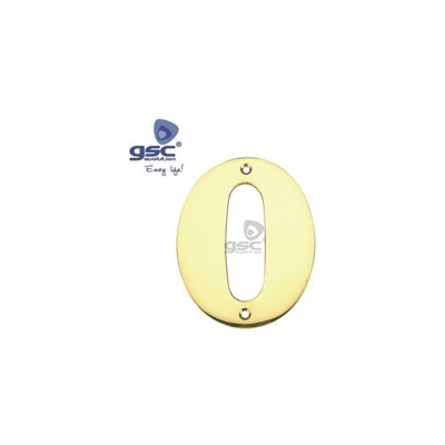 Porta numero 0 in acciaio inossidabile con vite 003302600 - GSC