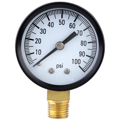 Manometro della pressione dell'acqua della pompa del pozzo del diametro di 100PSI 0-100psi 50