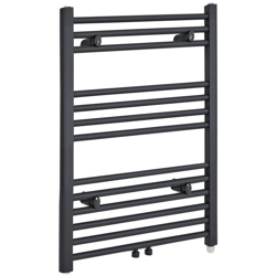 Hudson Reed Neva Scaldasalviette Elettrico Moderno di Design - Termoarredo Bagno a Scaletta - Acciaio Antracite - 400W - 803 x 500mm en oferta