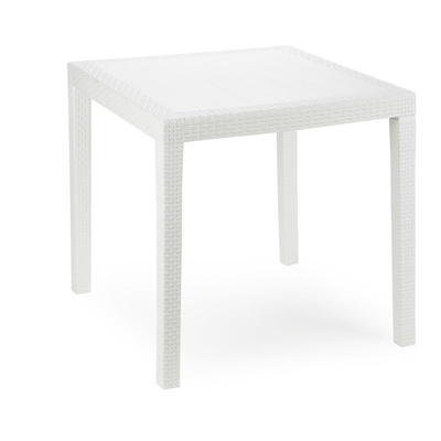 Tavolo Quadrato King 79X79 Bianco Ipae Progarden