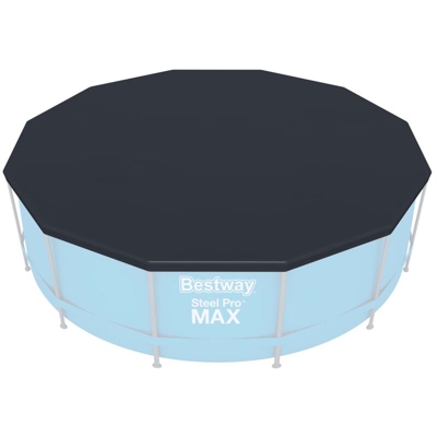 Bestway Copertura per Piscina Flowclear 366 cm - Grigio