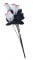 Accessorio di Halloween: bouquet da 6 rose bianche insanguinate precio