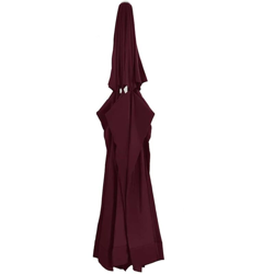 Telo di Ricambio per Ombrellone Rosso Bordò 600 cm - Vidaxl en oferta