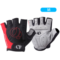 Guanti da mountain bike da ciclismo all'aperto Uomo Donna Guanti mezze dita antisdrucciolo resistenti all'usura e traspiranti,modello: M rosso precio