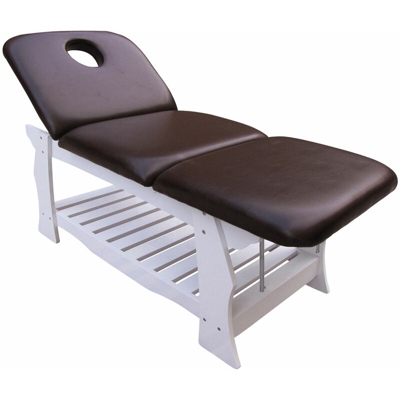 Eyepower - Lettino per Massaggi struttura in legno ML-500 bianco marrone