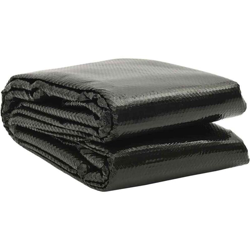 vidaXL Copertura per Piscina Nera 260x160cm PE - Nero en oferta