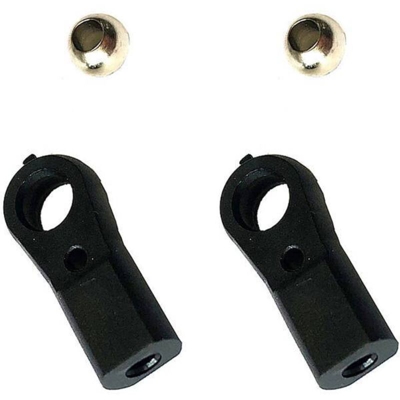 Famotec CKM-30K Plastica, Ottone Testa sferica con filettatura interna M3 2 pz.