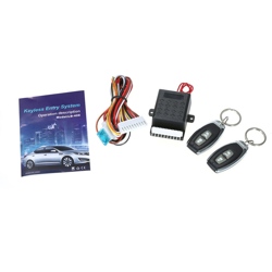 Universal Car Door Lock Trunk Release Keyless Entry System Central Locking Kit With Remote Control Support 1 Million Code Times,Black en oferta
